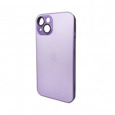 Чохол для смартфона AG Glass Matt Frame Color Logo for Apple iPhone 15 Light Purple (AGMattFrameiP15LPurple)