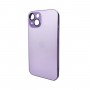 Чохол для смартфона AG Glass Matt Frame Color Logo for Apple iPhone 15 Light Purple (AGMattFrameiP15LPurple)