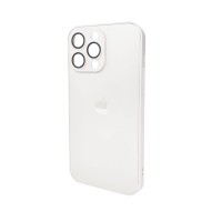 Чохол для смартфона AG Glass Matt Frame Color Logo for Apple iPhone 14 Pro Max Pearly White (AGMattFrameiP14PMWhite)