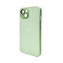 Чохол для смартфона AG Glass Matt Frame Color Logo for Apple iPhone 14 Light Green (AGMattFrameiP14LGreen)