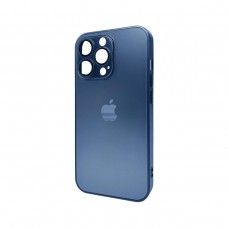 Чохол для смартфона AG Glass Matt Frame Color Logo for Apple iPhone 11 Pro Max Navy Blue (AGMattFrameiP11PMBlue)