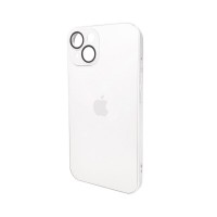 Чохол для смартфона AG Glass Matt Frame Color Logo for Apple iPhone 14 Pearly White (AGMattFrameiP14White)