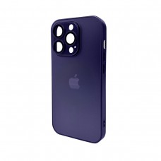 Чохол для смартфона AG Glass Matt Frame Color Logo for Apple iPhone 14 Pro Deep Purple (AGMattFrameiP14PPurple)