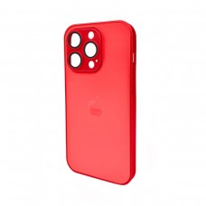 Чохол для смартфона AG Glass Matt Frame Color Logo for Apple iPhone 14 Pro Coke Red (AGMattFrameiP14PRed)