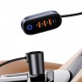 АЗП Usams US-CC161Car Charger 3USB + Type-C 156W With Cigarette Lighter Black (CC161CC01)