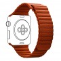 Ремінець ArmorStandart Leather Loop для Apple Watch 42/44/45/49mm Orange (ARM57837)