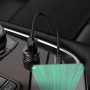 Автомобільний зарядний пристрій HOCO Z49 Level dual port car charger set(Micro) Black (6931474795649)