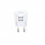 МЗП Usams Travel Charging Set Send-Tu Series (T20 Dual USB Round Charger+U35 Type-C cable) White (XTXLOGT18TC05)