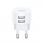 МЗП Usams Travel Charging Set Send-Tu Series (T20 Dual USB Round Charger+U35 Type-C cable) White (XTXLOGT18TC05)