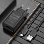 Мережевий зарядний пристрій BOROFONE BA68A Glacier single port charger set(iP) Black (BA68ALB)