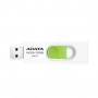 Flash A-DATA USB 3.0 AUV 320 128Gb White/Green (AUV320-128G-RWHGN)