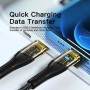 Кабель Essager Interstellar Transparent Design USB Charging Cable Type C to Lightning 1m black (EXCTL-XJ01-P) (EXCTL-XJ01-P)