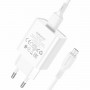 Мережевий зарядний пристрій BOROFONE BA74A Aspirer single port charger set(Micro) White (BA74AMW)