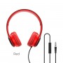 Навушники BOROFONE BO5 Star sound wired headphones Red (BO5R)