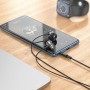 Навушники BOROFONE BM75 Platinum metal universal earphones with microphone Metal Gray (BM75MG)