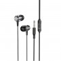 Навушники BOROFONE BM75 Platinum metal universal earphones with microphone Metal Gray (BM75MG)