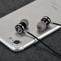 Навушники HOCO M16 Ling sound metal universal earphone with mic Black (6957531051701)