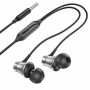 Навушники BOROFONE BM73 Platinum universal earphones with microphone Metal Gray (BM73MG)