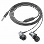 Навушники BOROFONE BM73 Platinum universal earphones with microphone Metal Gray (BM73MG)