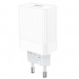 Мережевий зарядний пристрій BOROFONE BA47A Mighty speed single port QC3.0 3A 18W White (BA47AW)