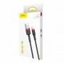 Кабель Baseus Cafule Cable USB For Lightning 1.5A 2m Red+Black (CALKLF-C19)