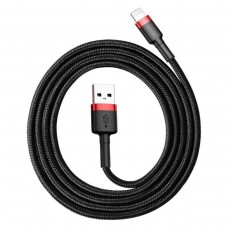 Кабель Baseus Cafule Cable USB For Lightning 1.5A 2m Red+Black (CALKLF-C19)