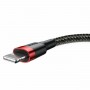 Кабель Baseus Cafule Cable USB For Lightning 1.5A 2m Red+Black (CALKLF-C19)