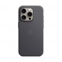 Чохол FineWoven Case with MagSafe Original for Apple iPhone 15 Pro (OEM) - Black (ARM71982)