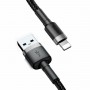 Кабель Baseus Cafule Cable USB For iP 2A 3m Gray+Black (CALKLF-RG1)