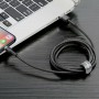 Кабель Baseus Cafule Cable USB For iP 2A 3m Gray+Black (CALKLF-RG1)