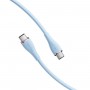 Кабель Vention USB 2.0 C Male to C Male 5A Cable 1M Light Blue Silicone Type (TAWSF) (TAWSF)