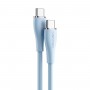 Кабель Vention USB 2.0 C Male to C Male 5A Cable 1M Light Blue Silicone Type (TAWSF) (TAWSF)