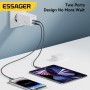 Мережевий зарядний пристрій Essager Zhiqi 45W GaN Travel Charger A+C EU  white (ECTCA-ZQB02-Z) (ECTCA-ZQB02-Z)