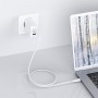 Мережевий зарядний пристрій ACEFAST A13 PD65W(USB-C+USB-C+USB-A) 3-port charger set White (AFA13W)