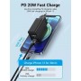 Зарядний пристрій Vention Two-Port USB(A+C) Wall Charger (18W/20W) EU-Plug Black (FBBB0-EU) (FBBB0-EU)