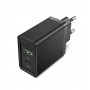 Зарядний пристрій Vention Two-Port USB(A+C) Wall Charger (18W/20W) EU-Plug Black (FBBB0-EU) (FBBB0-EU)