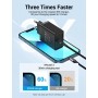 Зарядний пристрій Vention 1-port USB-C Wall Charger(20W) EU-Plug Black (FADB0-EU) (FADB0-EU)