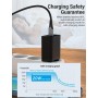 Зарядний пристрій Vention 1-port USB-C Wall Charger(20W) EU-Plug Black (FADB0-EU) (FADB0-EU)