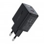 Мережевий зарядний пристрій ACEFAST A21 30W GaN single USB-C charger Black (AFA21B)