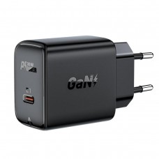 Мережевий зарядний пристрій ACEFAST A21 30W GaN single USB-C charger Black (AFA21B)