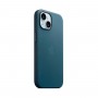 Чохол FineWoven Case with MagSafe Original for Apple iPhone 15 (OEM) - Pacific Blue (ARM71974)