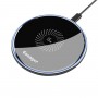 Бездротовий зарядний пристрій Essager Mirrow Desktop 15W Qi Magnetic Wireless Phone Charger (With 1 m Cable Type-C For charging)  black (EWXZMX-JMB01) (EWXZMX-JMB01)