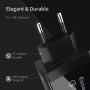 Мережевий зарядний пристрій Essager Fangbo QC3.0 3U (QC+Dual 2.4A) Charging Head  black (ECTQC3-FBB01 (ECTQC3-FBB01)