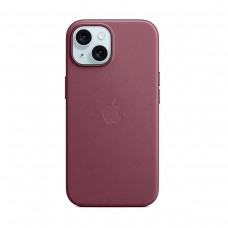Чохол FineWoven Case with MagSafe Original for Apple iPhone 15 (OEM) - Mulberry (ARM71976)