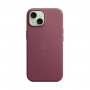 Чохол FineWoven Case with MagSafe Original for Apple iPhone 15 (OEM) - Mulberry (ARM71976)