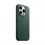 Чохол FineWoven Case with MagSafe Original for Apple iPhone 15 Pro (OEM) - Evergreen (ARM71983)