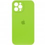 Чохол для смартфона Silicone Full Case AA Camera Protect for Apple iPhone 12 Pro Max 24,Shiny Green (FullAAi12PM-24)