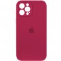 Чохол для смартфона Silicone Full Case AA Camera Protect for Apple iPhone 12 Pro Max 35,Maroon (FullAAi12PM-35)