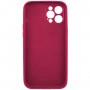 Чохол для смартфона Silicone Full Case AA Camera Protect for Apple iPhone 12 Pro Max 35,Maroon (FullAAi12PM-35)