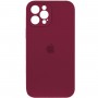 Чохол для смартфона Silicone Full Case AA Camera Protect for Apple iPhone 12 Pro Max 47,Plum (FullAAi12PM-47)